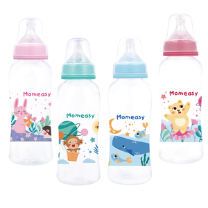 10oz/300ML Standard nouveau-né bébé biberon mélangé 4 couleurs Momeasy marque paquet thermorétractable - Product Image 1