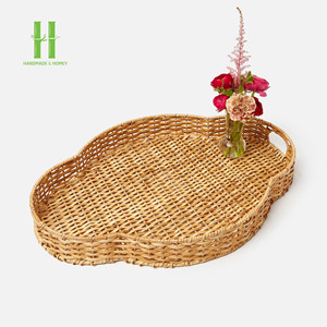 Nouveaux designs de plateau en rotin festonné OEM avec assiettes à vaisselle pour décoration de table assiettes de chargeur bon prix vente en gros du Vietnam - Product Image 1