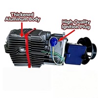 Chauffage au diesel à air en alliage d'aluminium 12V 24V 5KW avec thermostat intelligent et télécommande pour camion, camping-car, fourgonnette, bateau, chauffage de stationnement