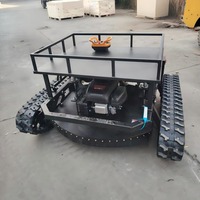 Robot Pemotong Rumput Segala Medan dengan Remote Control, Harga Grosir Pabrik untuk Lapangan Golf, Kebun, dan Pertanian
