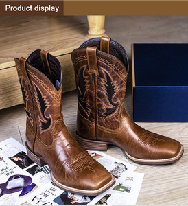 <strong>Goodyear</strong> <strong>Welt</strong> <strong>Boot</strong> <strong>Cowboy</strong> Hat Key Chain Factory Custom Top Quality Cow Leather Western <strong>Cowboy</strong> <strong>Boots</strong> Mens Mexico Design Men <strong>Boots</strong> - Product Image 2