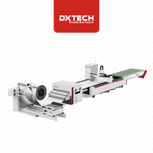 Machine de découpe laser à fibre automatique à alimentation par bobine pour plateformes de convoyage en tôle d'acier au carbone avec système de nivellement Cypcut PLT - Product Image 1