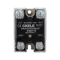 SSR-10DA SSR-25DA SSR-40DA 10A 25A 40A 50A 60A Solid State Relay DC ke AC Modul 3-32V Input DC 24-380V AC Output Kualitas Tinggi