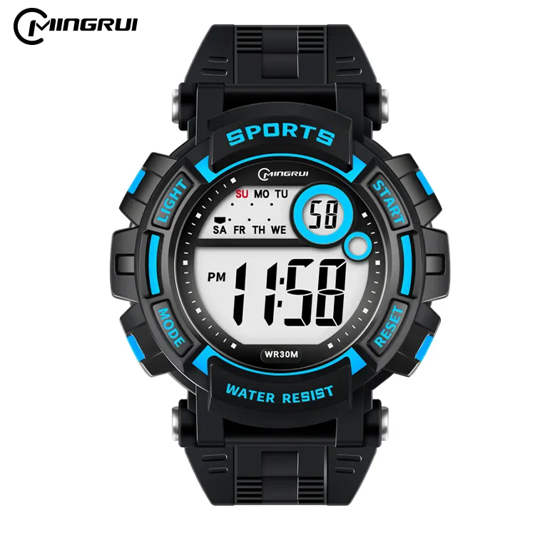 good quality jam tangan lelaki cheap teen digital watches led waterproof 3atm water resistance wristwatch for men