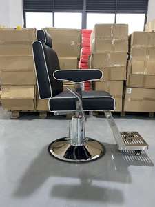 Kaliteli profesyonel kuaför berber koltuğu 360 derece döner uzanmış ağır hidrolik pompa spor açık yükseklik - Product Image 4