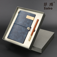 Cadeaux d'entreprise de haute qualité, stylo de luxe, carnet de notes, ensemble cadeau promotionnel pour hommes et femmes