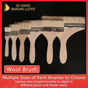 Multi Size <b>Natural</b> Bristle Paint Brushes 1Inch 2Inch 3Inch for Furniture and Wall <b>Painting</b> - Product Image 6