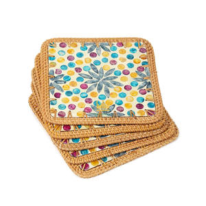 Vente en gros de dessous-de-plat en nacre ronds, écologiques, 6 mm d'épaisseur, pour la décoration de table de mariage, coquille élégante, événements de luxe - Product Image 2