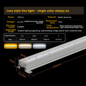 Cslido dòng chống lão hóa hồng ngoại màu Đỏ lherapy <span class=keywords><strong>LED</strong></span> Ốp Chân tường dòng dải đèn <span class=keywords><strong>LED</strong></span> lurdle Ống ánh sáng - Product Image 2
