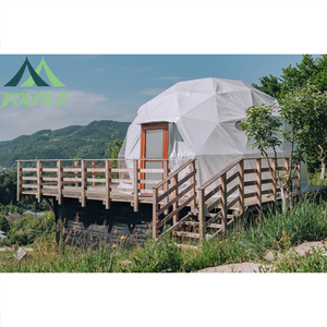 Tienda de campaña de hotel glamping al aire libre viaje <span class=keywords><strong>en</strong></span> una tienda de cúpula de <span class=keywords><strong>pradera</strong></span> tienda de campaña de hotel al aire libre de buena calidad - Product Image 5