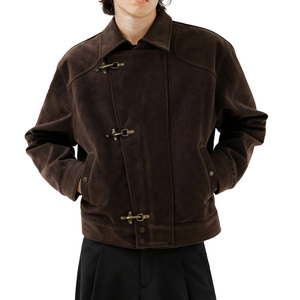 Giacca da Lavoro OEM 2026 Nuova Personalizzata con Cerniera in PU <span class=keywords><strong>Scamosciato</strong></span> Antivento Ecologica con Cappuccio per <span class=keywords><strong>Uomo</strong></span> - Product Image 4