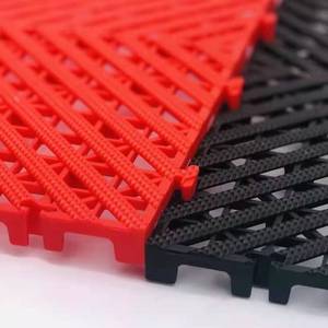 Carreaux de <span class=keywords><strong>sol</strong></span> de <span class=keywords><strong>garage</strong></span> en plastique à emboîtement certifiés pour travaux lourds <span class=keywords><strong>Dalle</strong></span> d'entrepôt simple de couleur industrielle facile à installer pour PP - Product Image 4