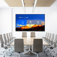 Écran LED pour salle de conférence, intérieur, P1.53 P1.86, 4K, panneau plat, maintenance frontale, projection sans fil, affichage en écran partagé