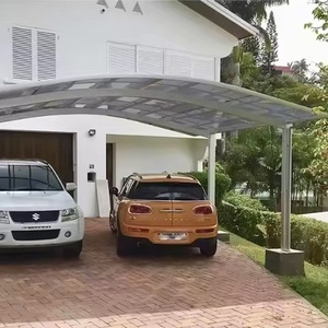 Abri double pour voiture en alliage d'aluminium, résistant aux intempéries, aux UV et à l'eau, pour extérieur, garage, entrepôt, cour, jardin, terrasse, villa - Product Image 6