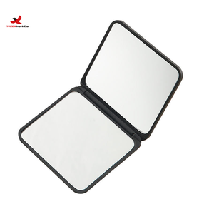 HQ Mixed Proc Discount High Definition Silver Finish Plastic Square Pocket Cosmetic <b>Mirror</b> Folding Double Sided <b>Makeup</b> 1x - Product Image 2
