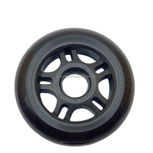 Roda De Patins Patins à roues alignées Rollen High Impact 110mm Wheels 88a Roller Speed Inline Skate Wheels Black Scooter Wheels W0 20 - Product Image 2