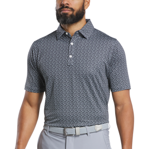 Camisetas deportivas de poliéster 100% ajustadas personalizadas OEM para hombre, 2 tonos para Polos, impresión Digital, logotipo bordado, Drift Golf - Product Image 3