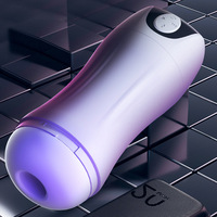 Henho FJ-03 Godemiché vibrant automatique en forme d'avion, rechargeable par USB, étanche, en silicone et ABS, sensation de toucher réel, 10 fréquences