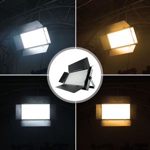 Éclairage de studio <span class=keywords><strong>audio</strong></span>-vidéo professionnel 200W <span class=keywords><strong>DMX</strong></span> 512, panneau LED plat pour photographie TV, lumière douce, en aluminium moulé sous pression - Product Image 5