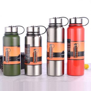 304 Stainless Steel Large-capacity Insulated Cup, Portable Water <b>Bottle</b>, Outdoor Sports Water <b>Bottle</b> - Product Image 1