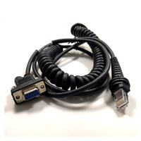 Cable USB RS232 de resorte retráctil de 3m de longitud para Honeywell HHP 1900G 1900GSR 1300G 1200G 1202G 1250G MS7580 1450G RS232 Cable