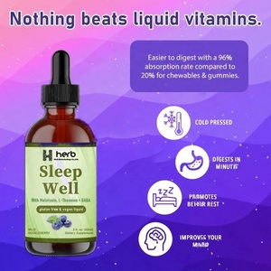 OEM/ODM Private Label <b>Liquid</b> Drops Private Label Sleep <b>Liquid</b> Drops Sugar Free <b>Vitamins</b> <b>Liquid</b> Drops for Sleep Well - Product Image 4