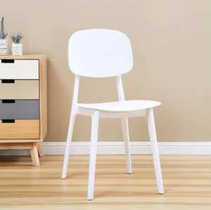 Silla de Comedor Moderna Nórdica de Estilo Antiguo para Exteriores, Respaldo Completamente de Plástico, Muebles para el Hogar y la Cocina, en Oferta - Product Image 2