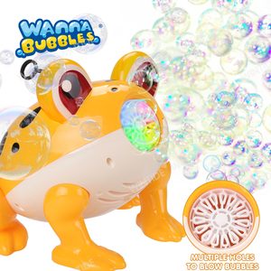 Muốn Bong Bóng Sản Phẩm Mới Phim Hoạt Hình Ếch Đèn Lồng Bong Bóng Máy Đồ Chơi Với Ánh Sáng Mùa Hè Ngoài Trời Bên Bong Bóng Súng Máy Đồ Chơi - Product Image 4