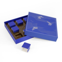 Boîte-cadeau de luxe pour entreprise, vente en gros d'usine, coffret cadeau exquis avec couvercle et base, emballage avec insert pour cadres dirigeants