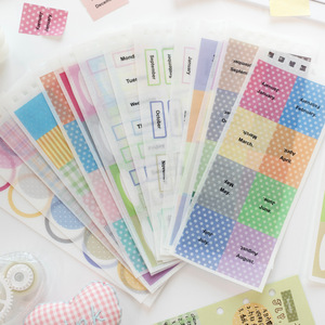 30 Stickers Per Pack Slow-Pace Journaling Series Korean-Style Instagram-Inspired DIY Journaling Decorations and <strong>Backgrounds</strong> - Product Image 4