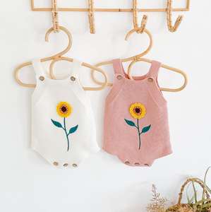 Unisex economici vestiti per neonati pagliaccetti per neonati <span class=keywords><strong>body</strong></span> per gattonare vestito lavorato a maglia ultimo design in cotone lavorato a maglia - Product Image 4