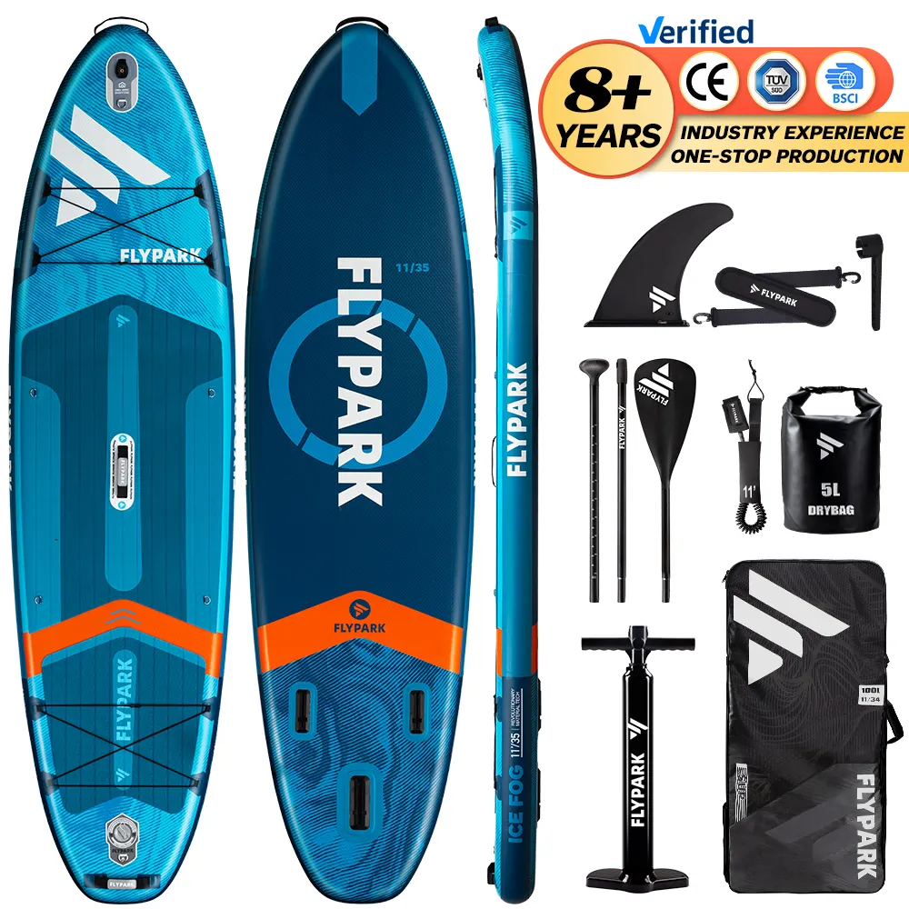 Water play Surfing kaufen Paddle Surfbrett groß 11 'x 35 "x 6" Familie sup aufblasbares Stand Up Paddle Board Kit