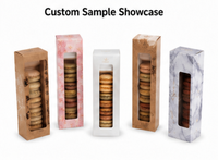 Boîte à Macaron personnalisée avec vitrine transparente Boîte à Macaron en papier