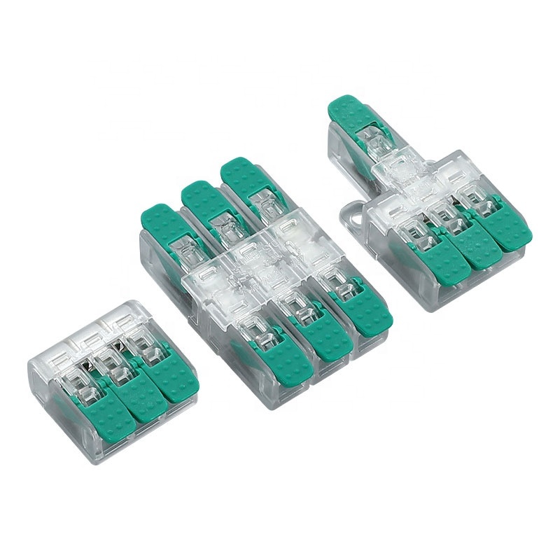 Conectores Eléctricos Rápidos - 10 Piezas, 8 Puertos, Hasta 32A, Leva De Mando