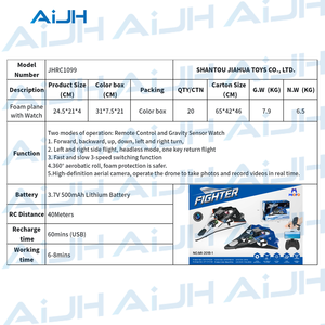 <span class=keywords><strong>Avion</strong></span> <span class=keywords><strong>RC</strong></span> en mousse AiJH avec caméras, planeur <span class=keywords><strong>RC</strong></span>, <span class=keywords><strong>avion</strong></span> <span class=keywords><strong>RC</strong></span> 360 °   <span class=keywords><strong>Avion</strong></span> <span class=keywords><strong>RC</strong></span> <span class=keywords><strong>EPP</strong></span> à 6 <span class=keywords><strong>axes</strong></span> avec gyroscope pour manévres acrobatiques latérales gauche et droite - Product Image 4