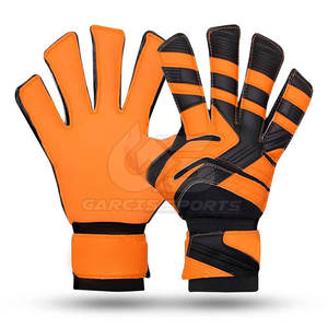 Gants d'entraînement de Football professionnel pour adultes de haute qualité gants de gardien de but en cuir lisse épais avec protecteur de doigt - Product Image 1