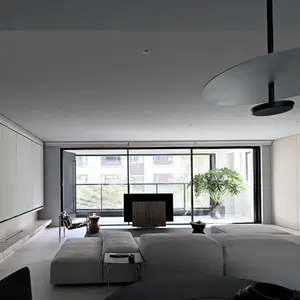 Sanhai Contemporary Architectural Interior Design Minimalism Style Flat Villa 3D Max Rendering Construction Drawing Service
