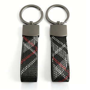 Porte-clés de voiture en ruban de nylon Oxford de haute qualité pour Benz Audi BMW Volkswagen, porte-clés en sangle, pendentif universel - Product Image 4