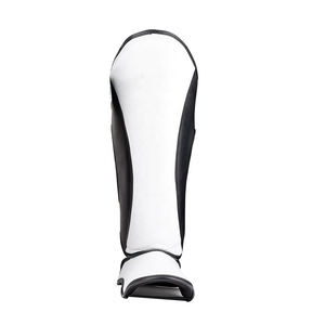 Protector de Espinilla de Cuero Sublimado Personalizado OEM para Unisex, Diseño Único, Protector de Espinilla Negro para Boxeo, Logotipo Personalizado - Product Image 1