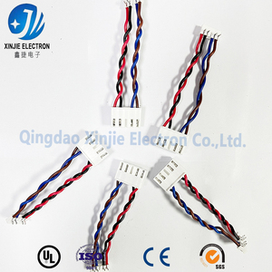 Dây cáp kết nối tín hiệu điện tử, dây dẫn xoắn đa màu 4 lõi, đầu nối XH2.54 tùy chỉnh theo nhà máy, cách điện PVC - Product Image 5