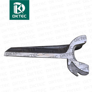 อะไหล่เครื่องจักรก่อสร้าง BHS ชิ้นส่วนเครื่องผสมคอนกรีต แผ่นรองด้านล่างและใบกวนแบบหล่อขึ้นรูป - Product Image 3