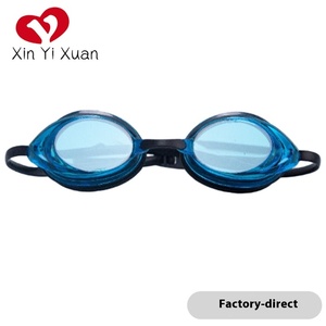 Racing Swim Goggles, Anti-Fog UV Protection Colorful Mirrored PC Lens with Adjustable Thin <b>Rope</b> Strap for Professional Training - Product Image 1