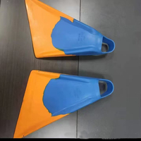 Aileron court en caoutchouc pour bodyboard, natation et plongée avec tuba, accessoire pour hommes et femmes