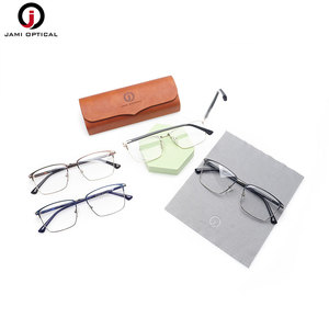 Người đàn ông thiết kế mới Kính Mắt vuông kính quang học chất lượng cao khung kim loại - Product Image 6