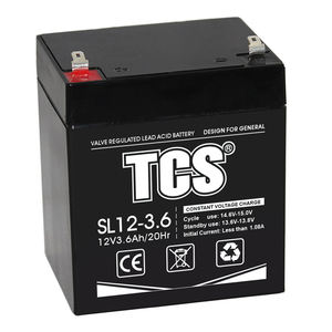 TCS SL12-3.6 12ボルト3.6AhソーラーエネルギーバッテリーAgm RvバッテリーVrla Agmバッテリー密封鉛レジャーバッテリー - Product Image 1