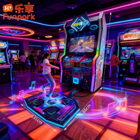 Machine d'arcade de danse pour enfants en métal Funpark, à pièces, garantie 1 an, commerciale pour les salles d'arcade et les parcs d'attractions