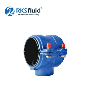 RKSfluid Cyclopes 110mm Abrazadera de sillín Instalación de tuberías Pintura Tratamiento de superficie para sistema de tuberías de riego - Product Image 1