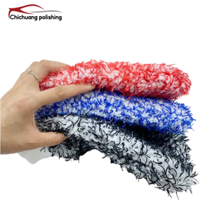 Tampons en microfibre pour detailing automobile 4 pouces pour mini-polisseuse, applicateur <span class=keywords><strong>de</strong></span> <span class=keywords><strong>cire</strong></span> pour l'entretien automobile, tampon <span class=keywords><strong>de</strong></span> ponçage durable et haute efficacité - Product Image 6