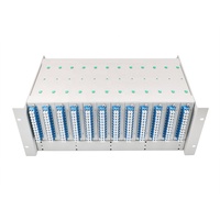 Panel de Conexiones de Fibra Óptica ODF SC/APC para Centro de Datos, FCST03601, Montaje en Rack de 19'', SC, 144 Núcleos, Módulo Eurocard, Subrack