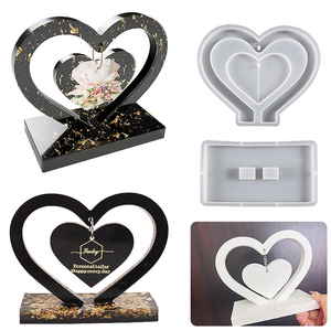 Cadre photo décoratif personnalisé en résine avec embellissements floraux pour la décoration de la maison au prix de gros - Product Image 6